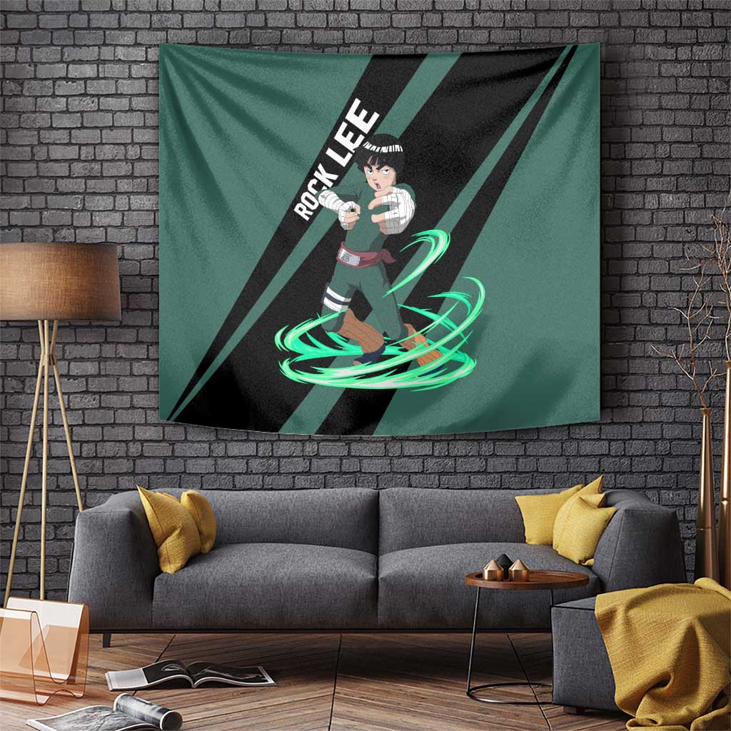 Rock Lee - Naruto Tapestry Anime Style