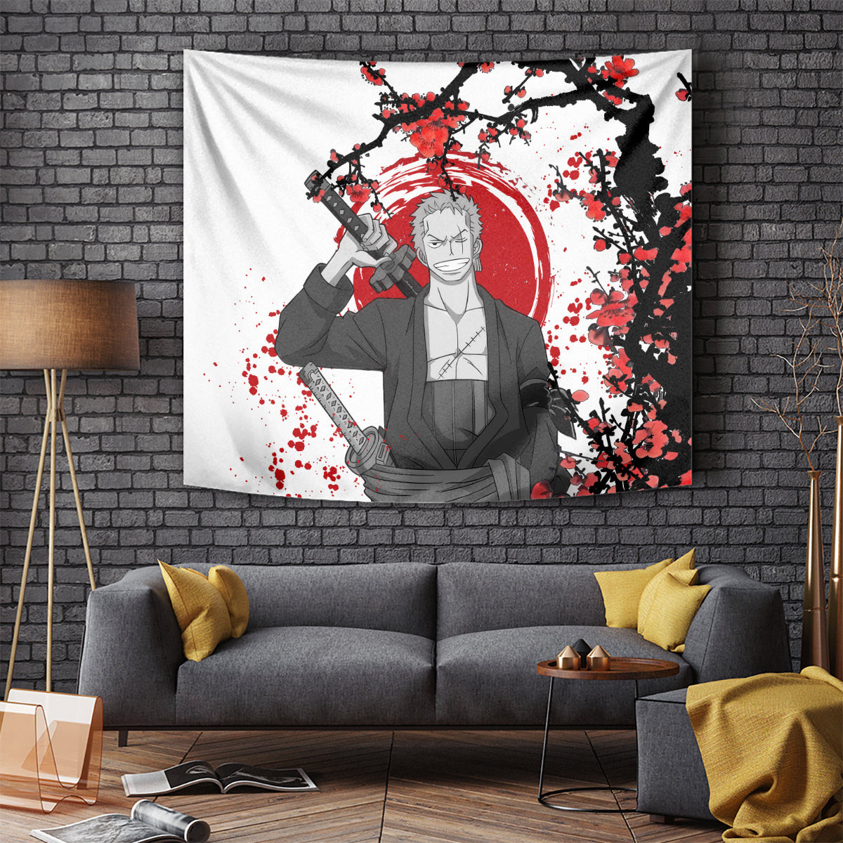 Roronoa Zoro Anime One Piece Japan Style Tapestry