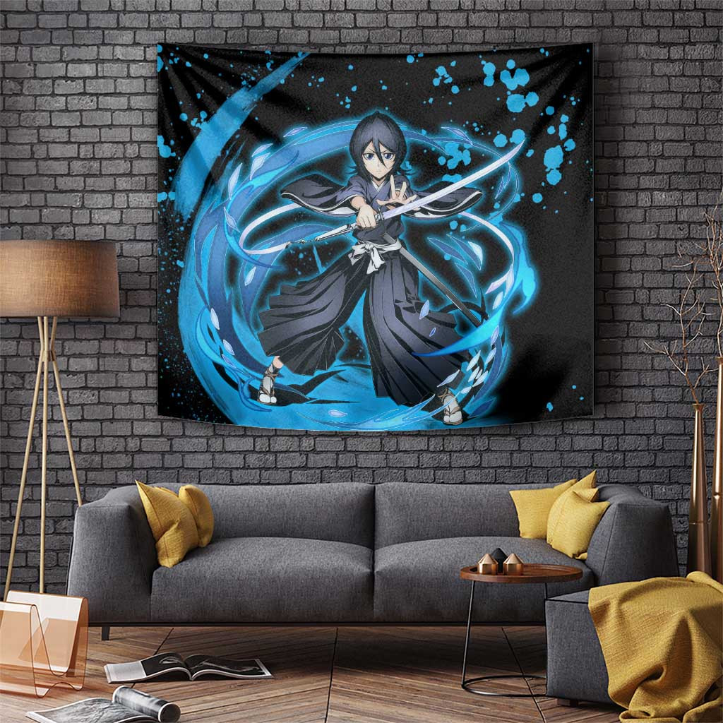 Rukia Kuchiki - Bleach Tapestry Anime Style