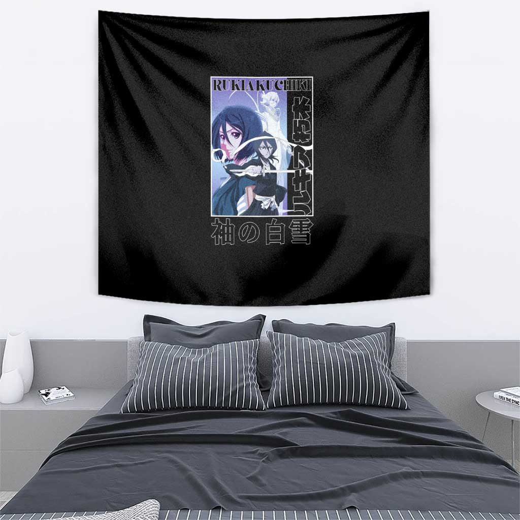 Rukia Kuchiki Tybwa Bleach Tapestry Anime Style