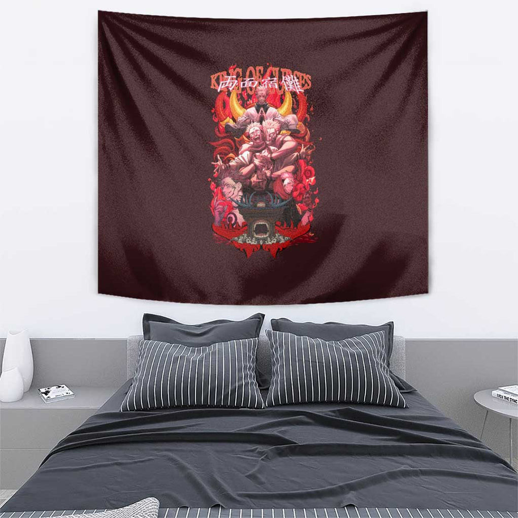 Ryomen Sukuna V2 Jujutsu Kaisen Tapestry Anime Style