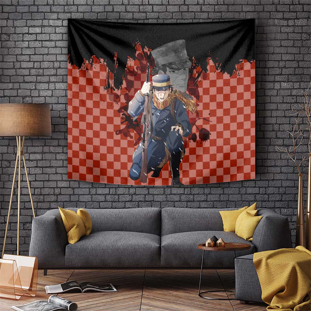 Saichi Sugimoto - Golden Kamuy Tapestry Anime Style