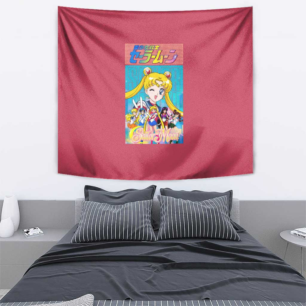 Sailor Scouts Sailor Moon Tapestry Anime Style