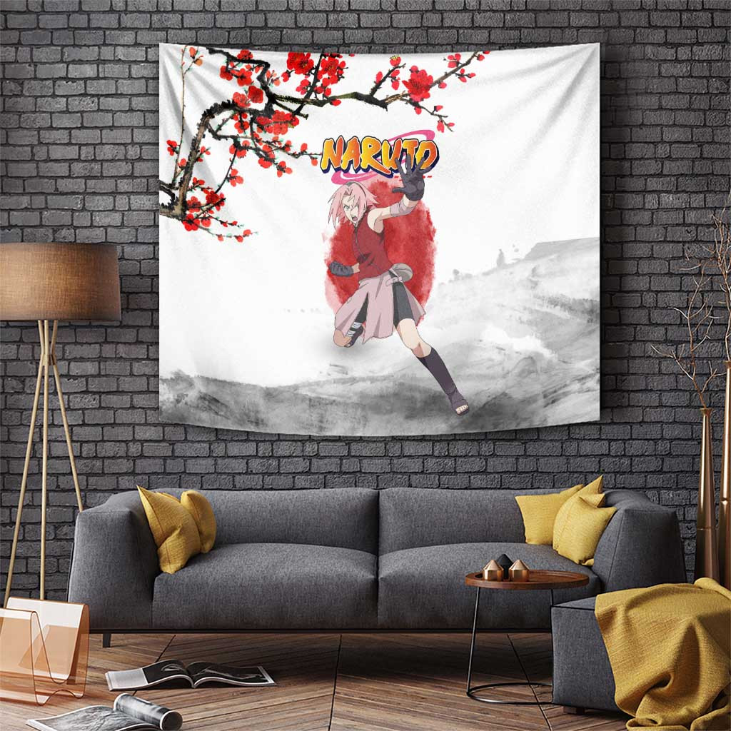 Sakura Haruno - Dragon Ball Tapestry Anime Style