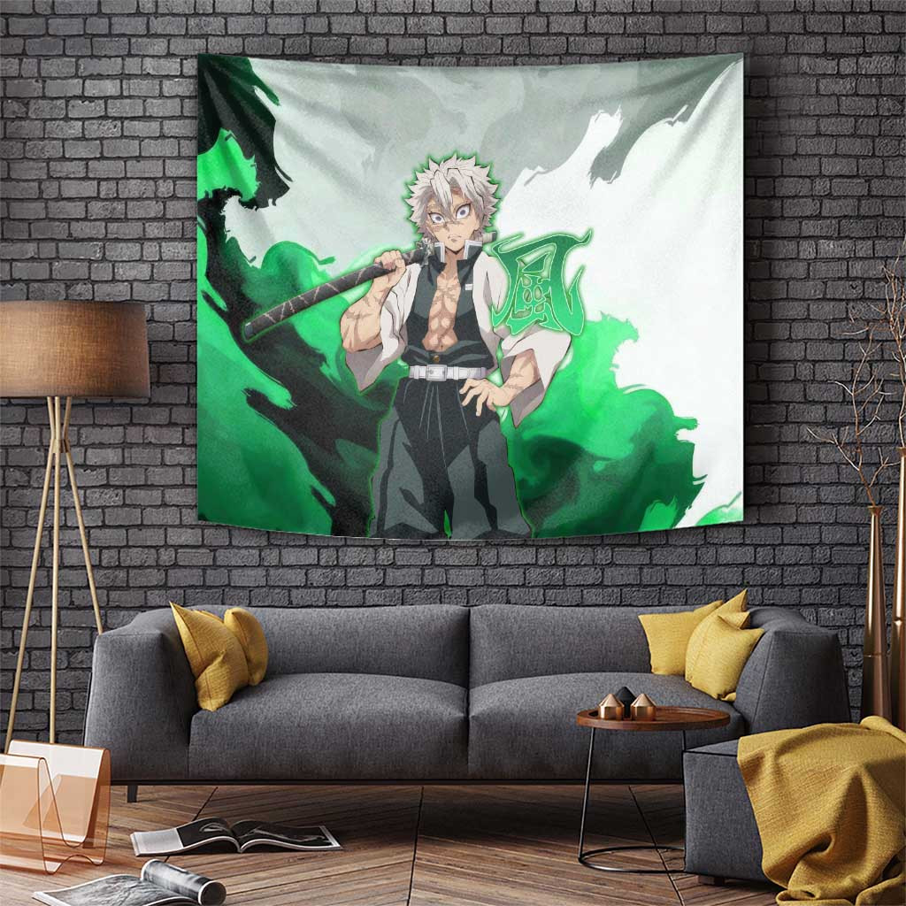 Sanemi Shinazugawa - Demon Slayer Tapestry Anime Style