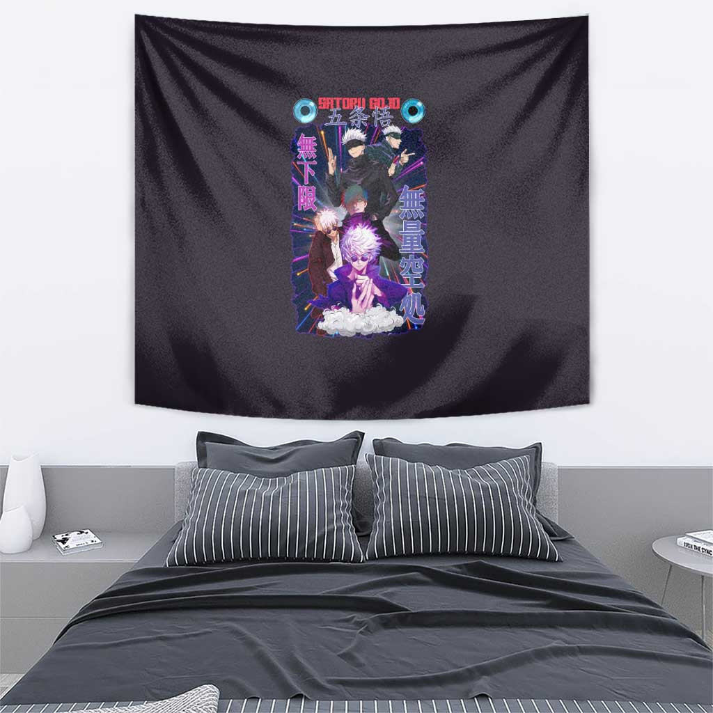 Satoru Gojo V3 Jujutsu Kaisen Tapestry Anime Style
