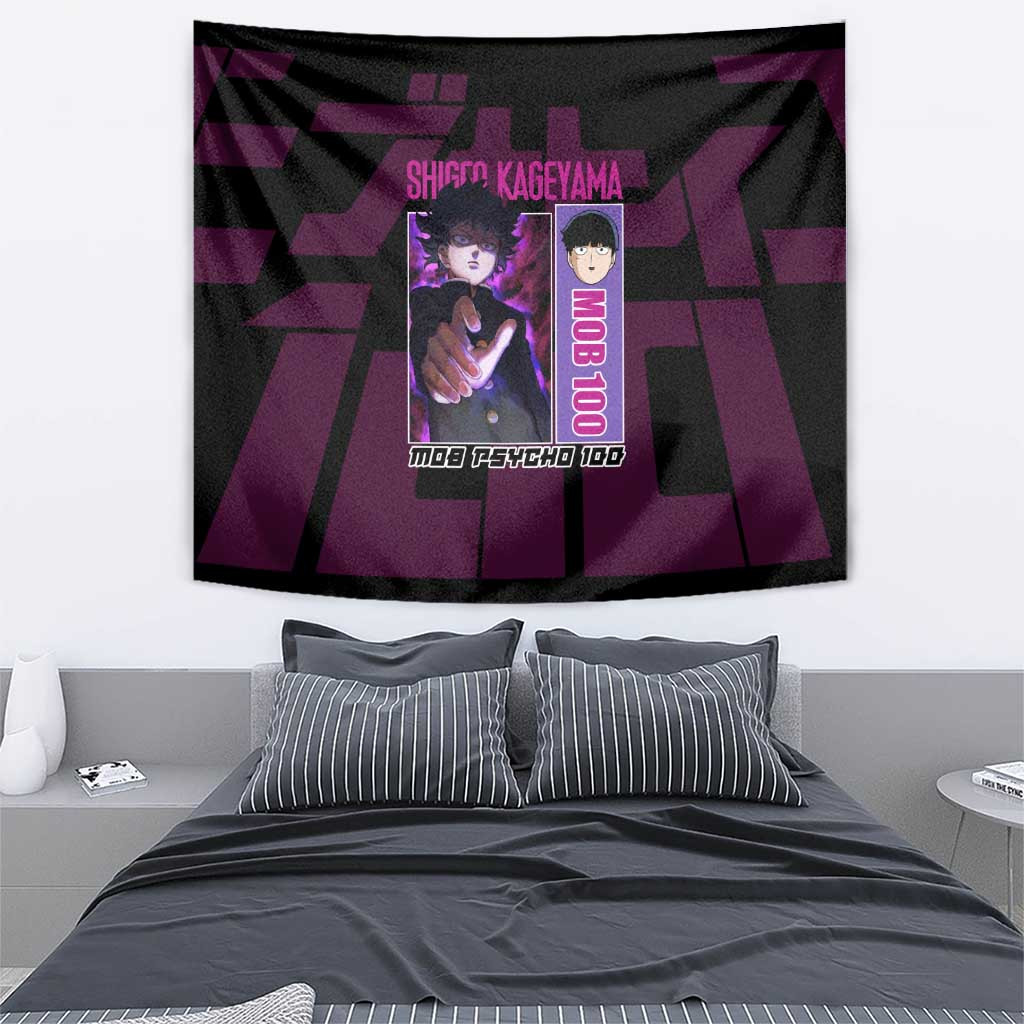 Shigeo Kageyama Mob Psycho 00 Tapestry Anime Style