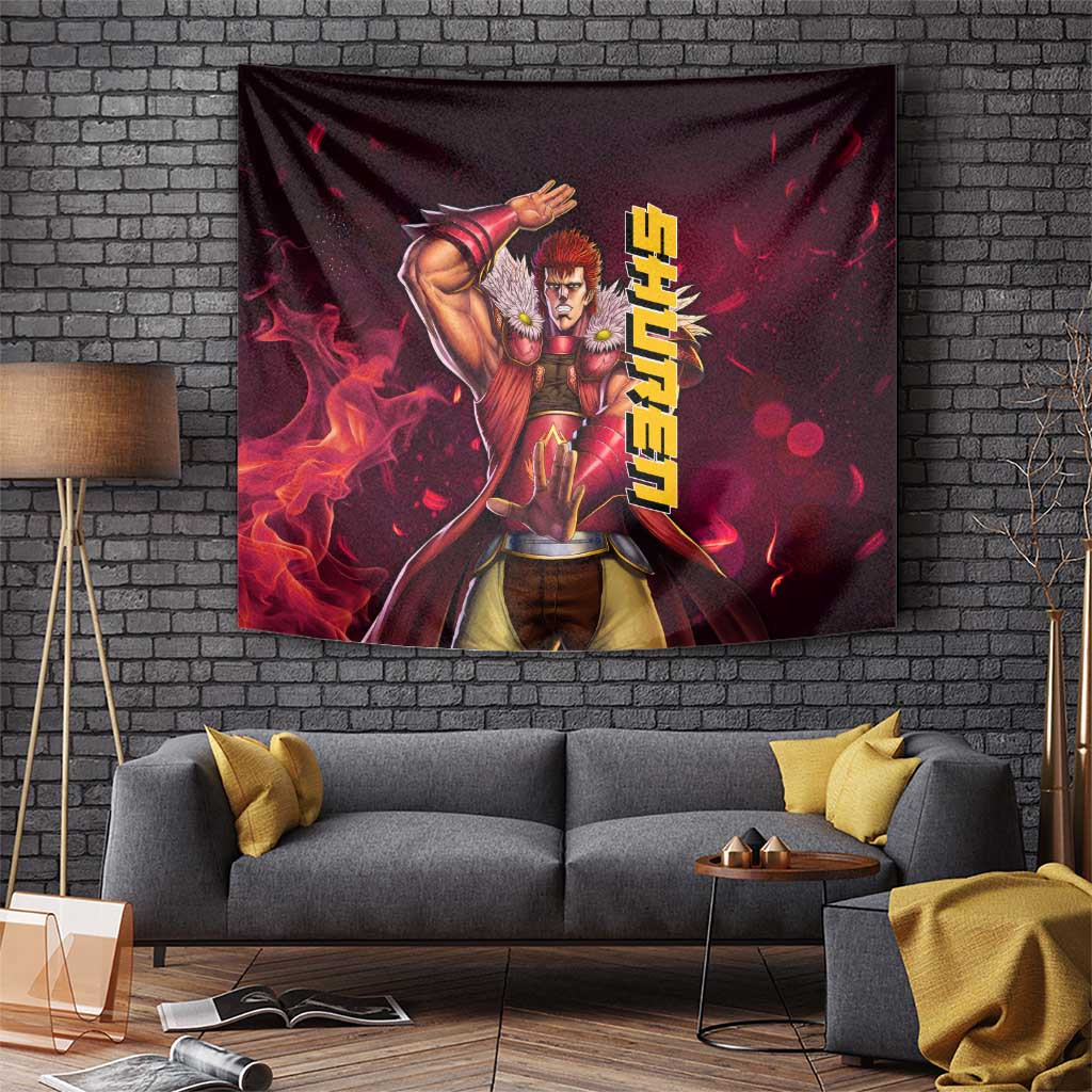 Shuren - Fist Of The North Star Tapestry Anime Style