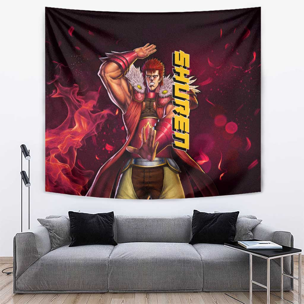 Shuren - Fist Of The North Star Tapestry Anime Style