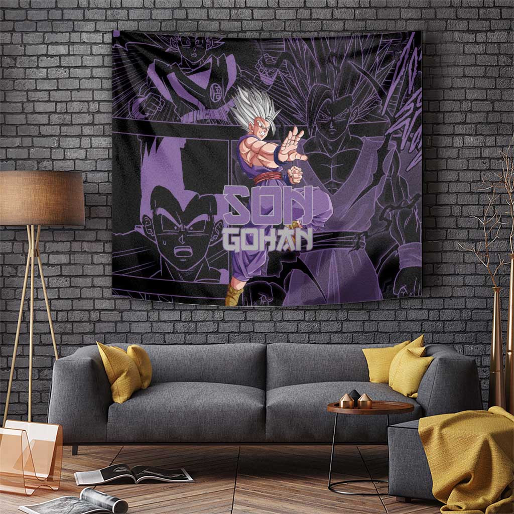 Son Gohan - Dragon Ball Tapestry Pattern Anime Mix Manga Style
