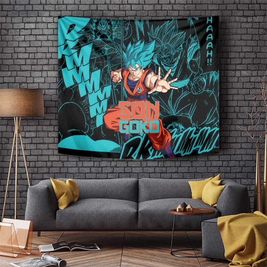 Son Goku - Dragon Ball Tapestry Anime Mix Manga Style