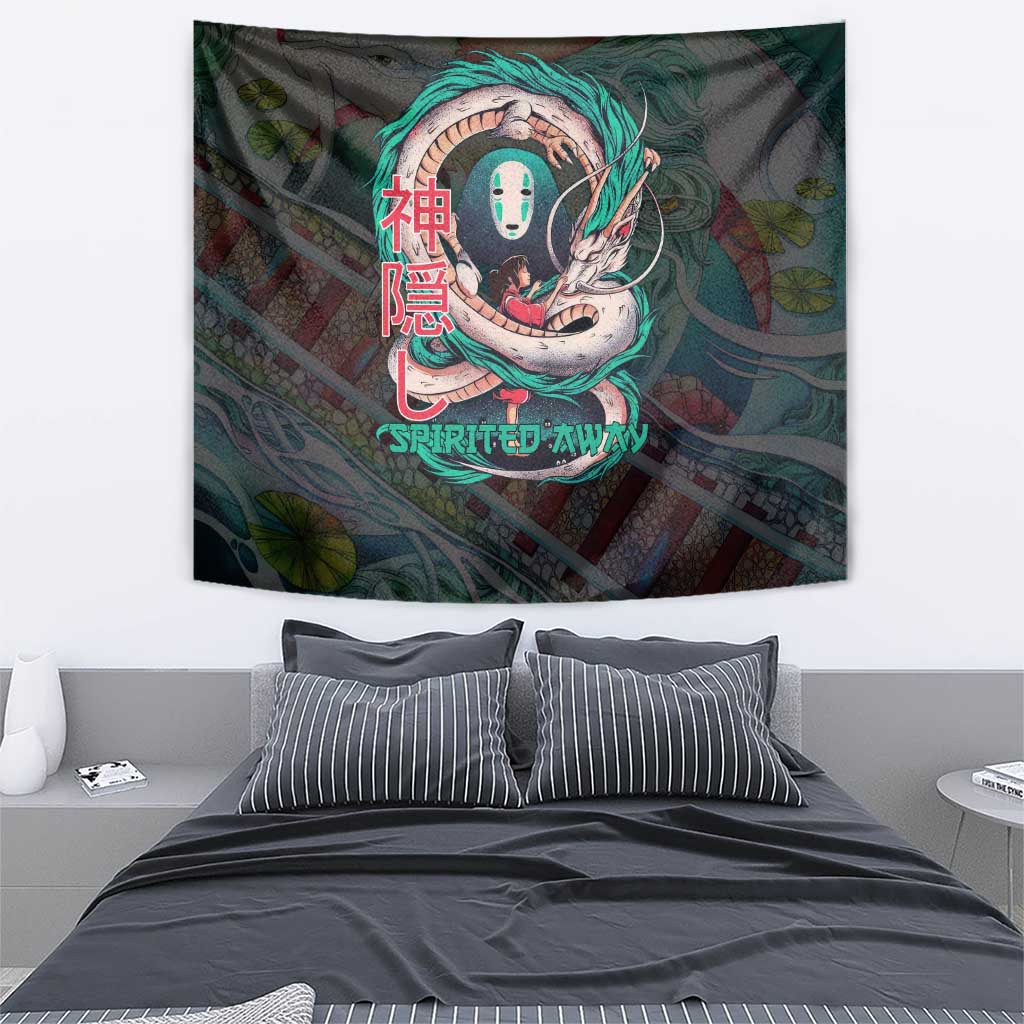 Spirited Away Studio Ghibli Tapestry Anime Style