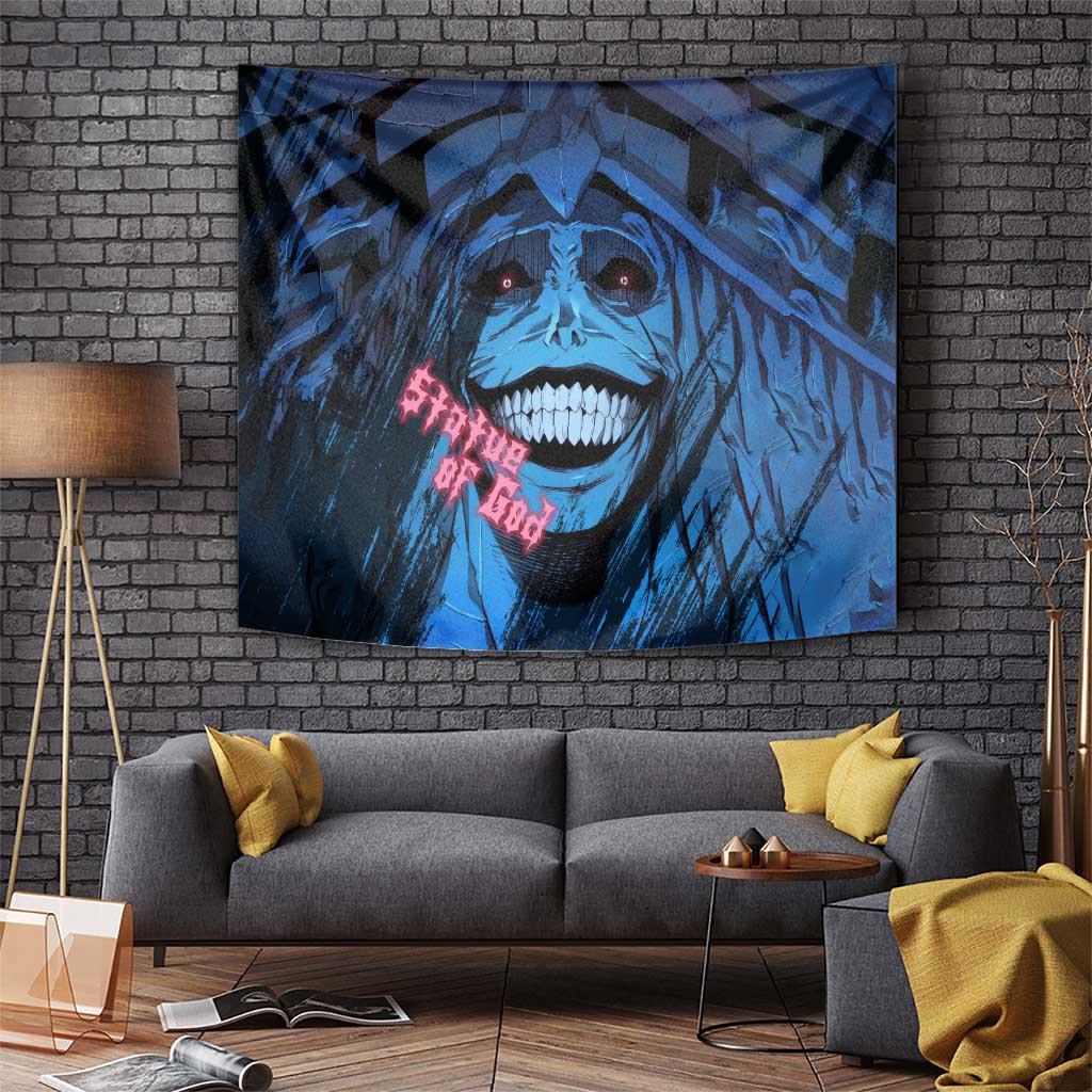 Statue Of God - Solo Leveling Tapestry Anime Style
