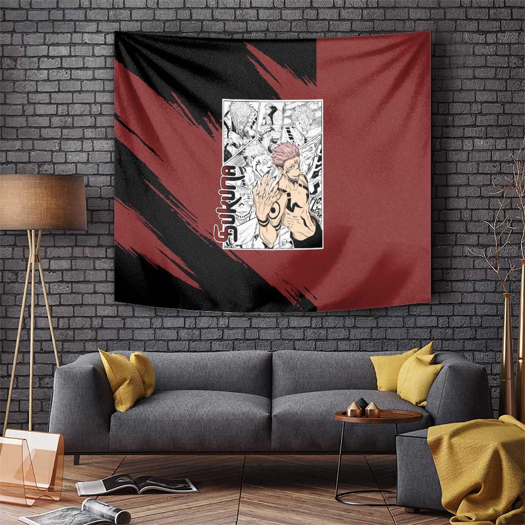 Sukuna - One Piece Tapestry Anime Mix Manga Style