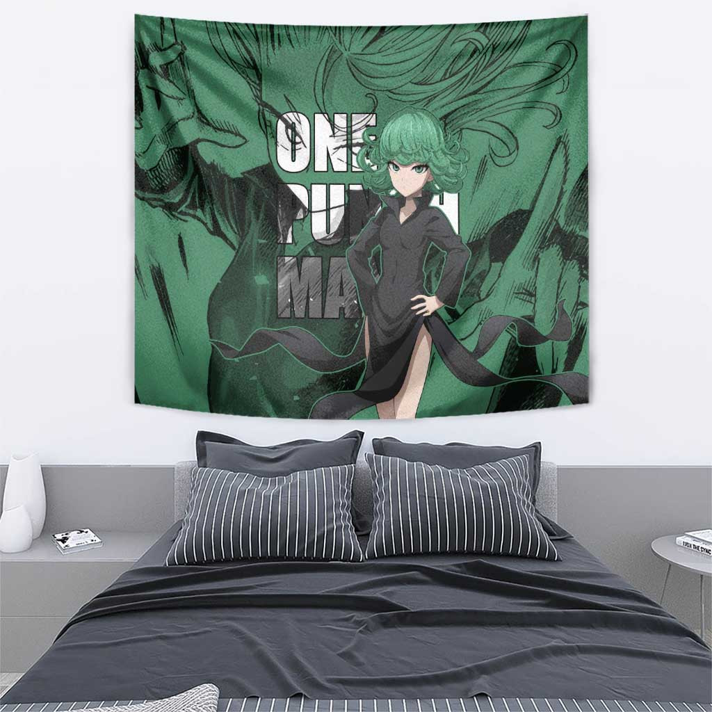 Tatsumaki One Punch Man Tapestry Anime Style