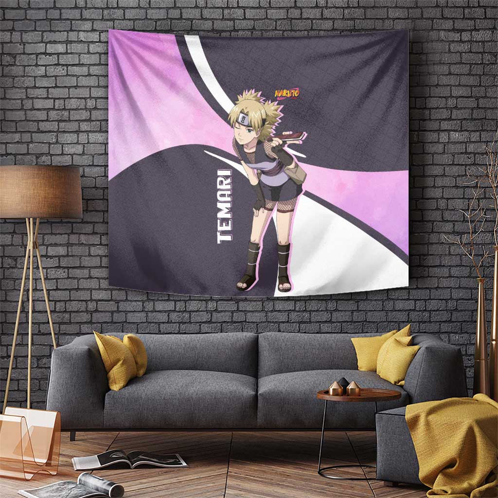 Temari - Naruto Tapestry Anime Style