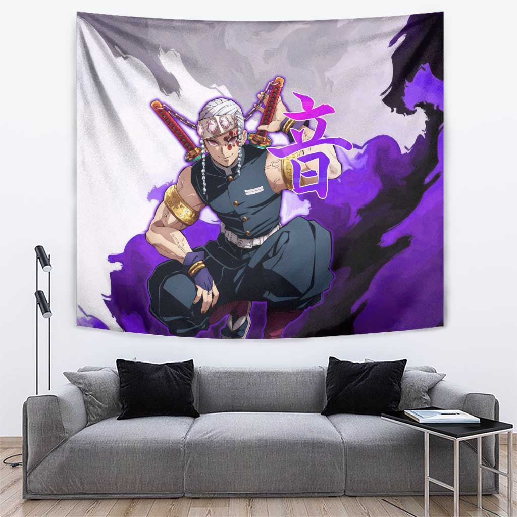 Tengen Uzui - Demon Slayer Tapestry Anime Style