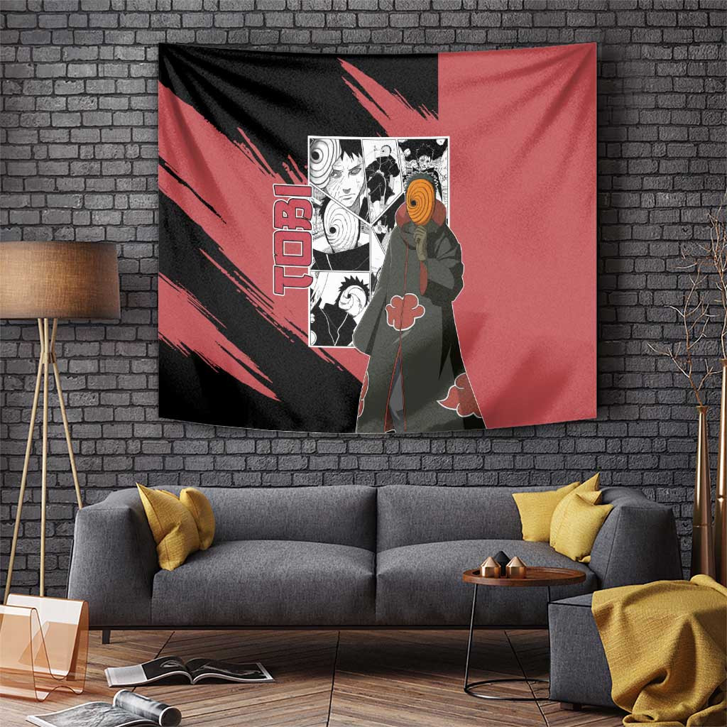 Tobi - Naruto Tapestry Anime Mix Manga Style