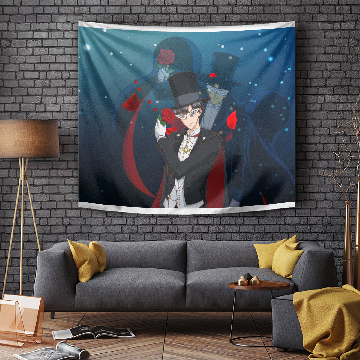 Tuxedo Anime Tapestry