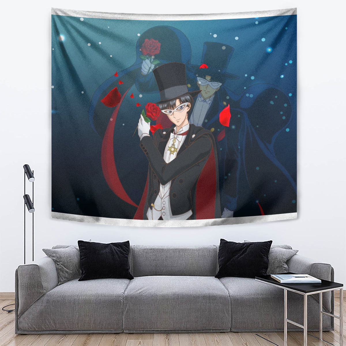 Tuxedo Anime Tapestry