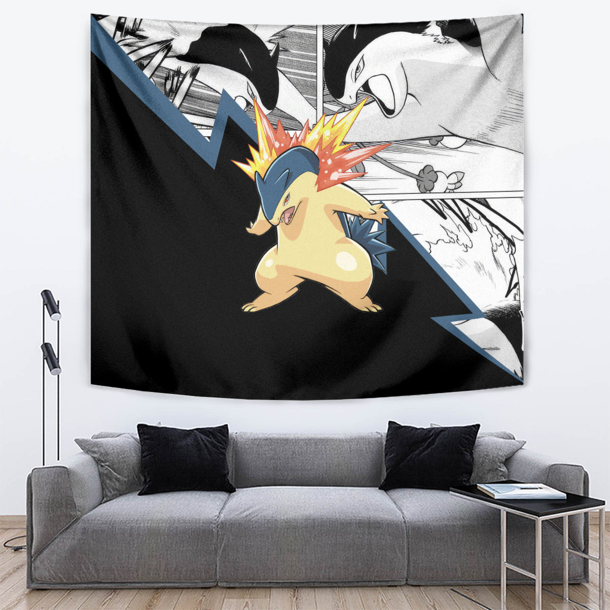 Typhlosion Mix Manga Tapestry