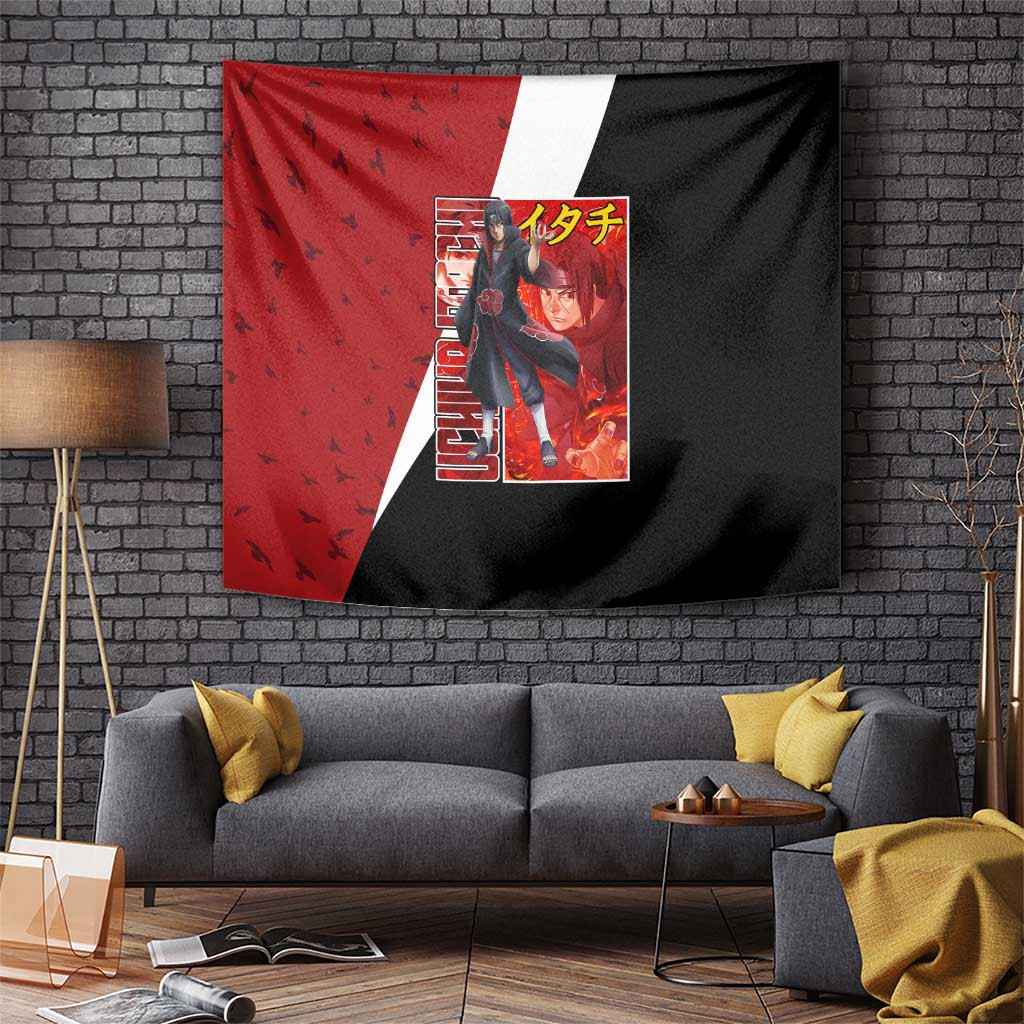 Uchiha Itachi - Naruto Tapestry Anime Style