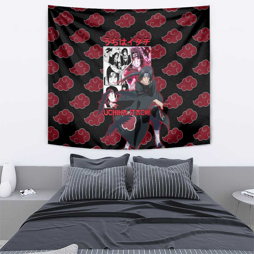 Uchiha Itachi V3 Naruto Tapestry Anime Style
