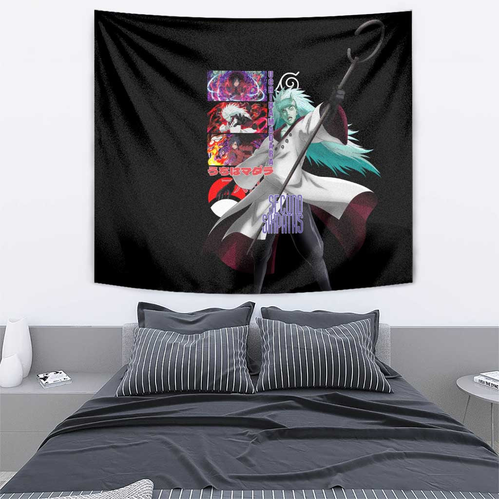 Uchiha Madara V2 Naruto Tapestry Anime Style