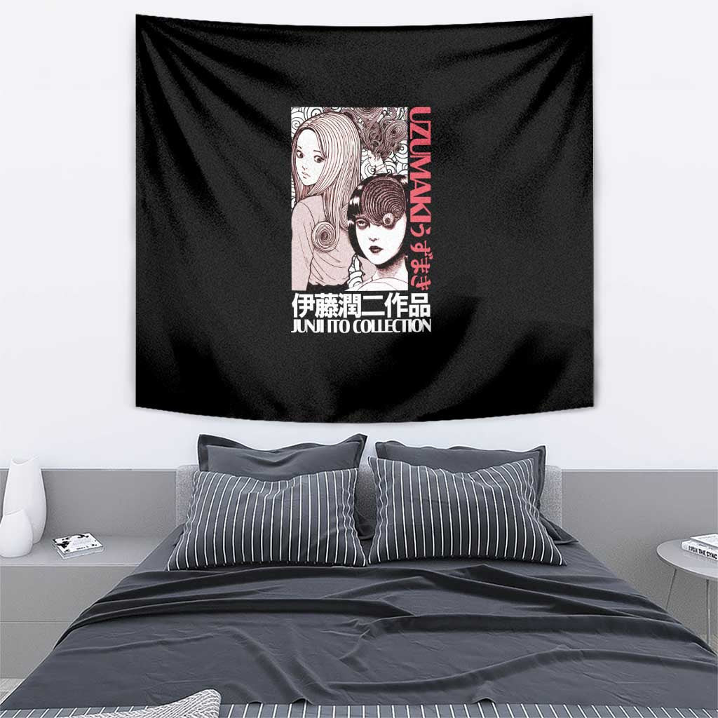 Uzumaki Junji Ito Collection Tapestry Anime Style