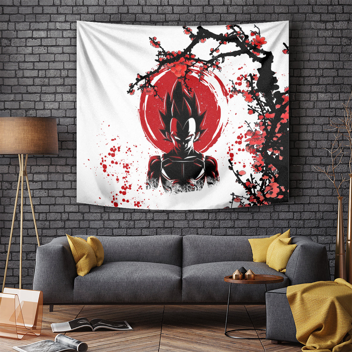 Vegeta Anime Japan Style Tapestry