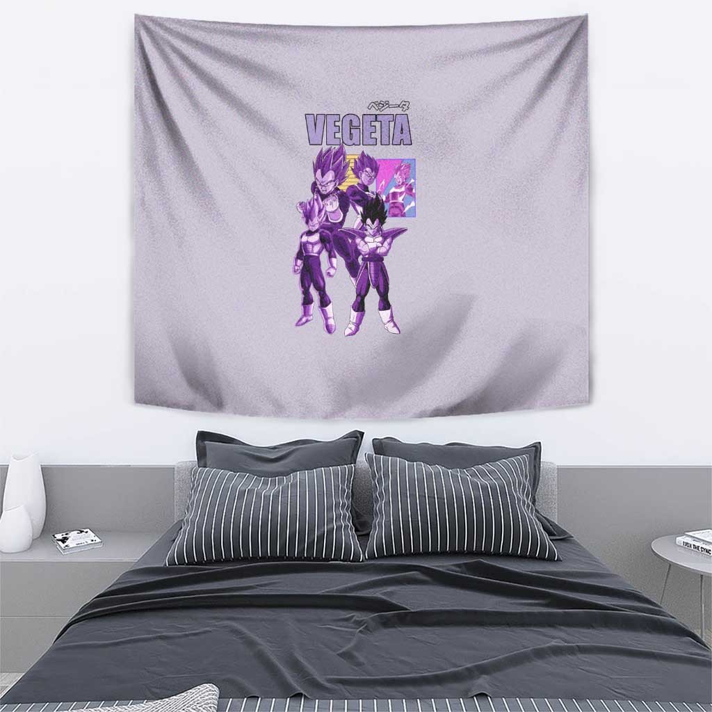 Vegeta Dragon Ball Z Tapestry Anime Style