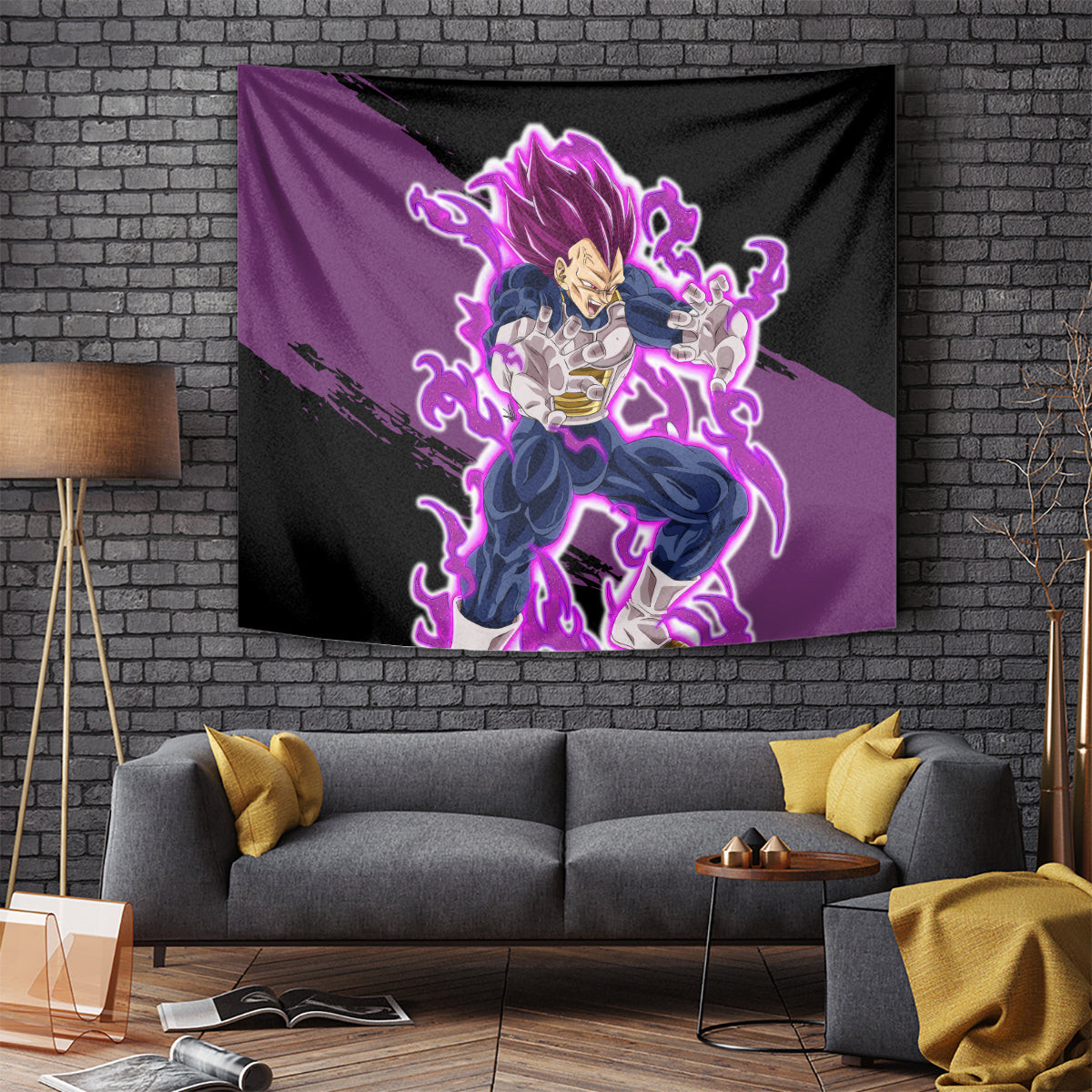 Vegeta Ultra Ego Dragon Ball Tapestry