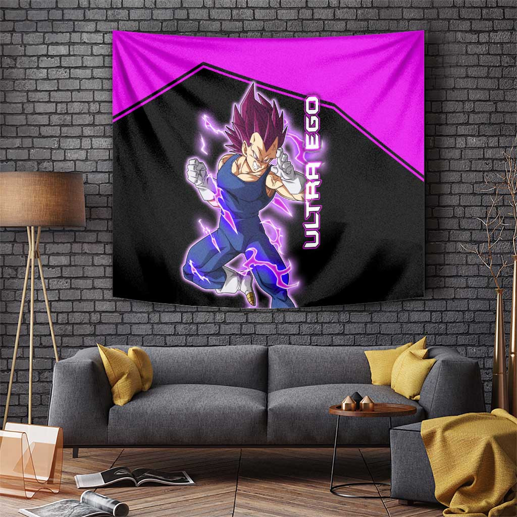 Vegeta Ultra Ego - Dragon Ball Tapestry Anime Style
