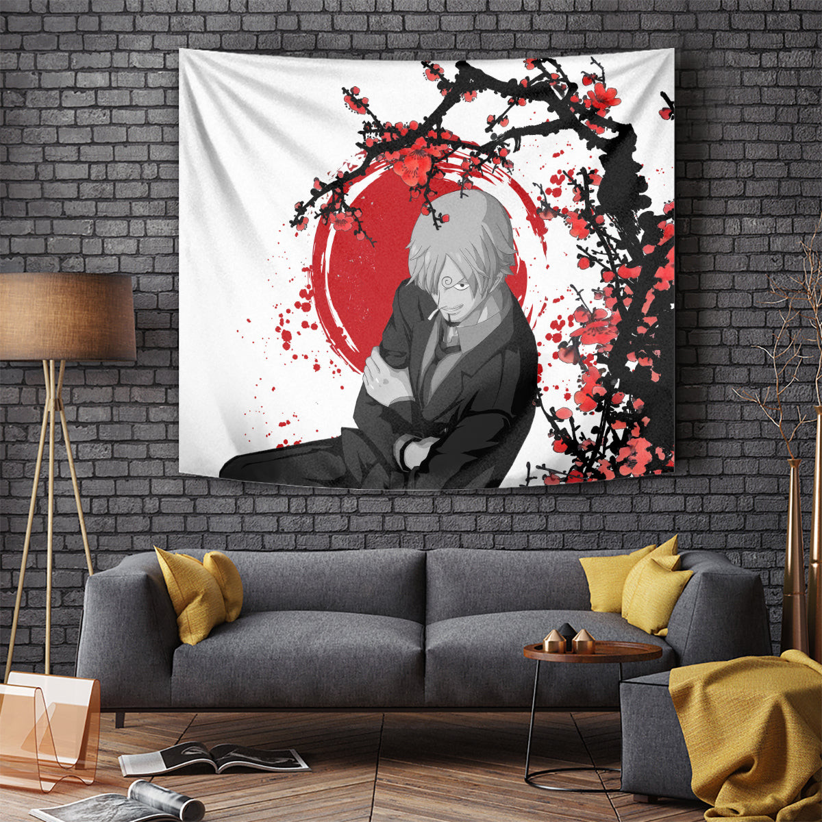 Vinsmoke Sanji One Piece Japan Style Anime Tapestry