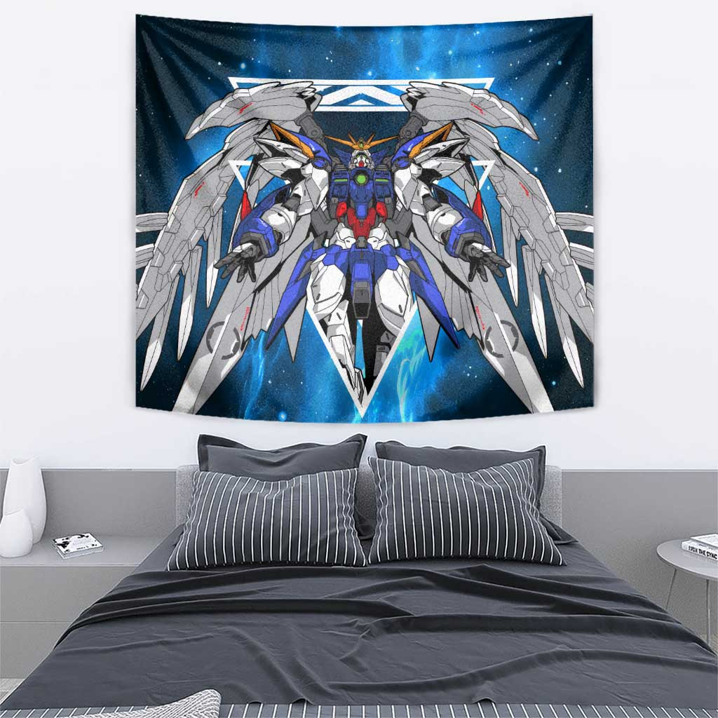 Wing Zero Gundam Tapestry Anime Style