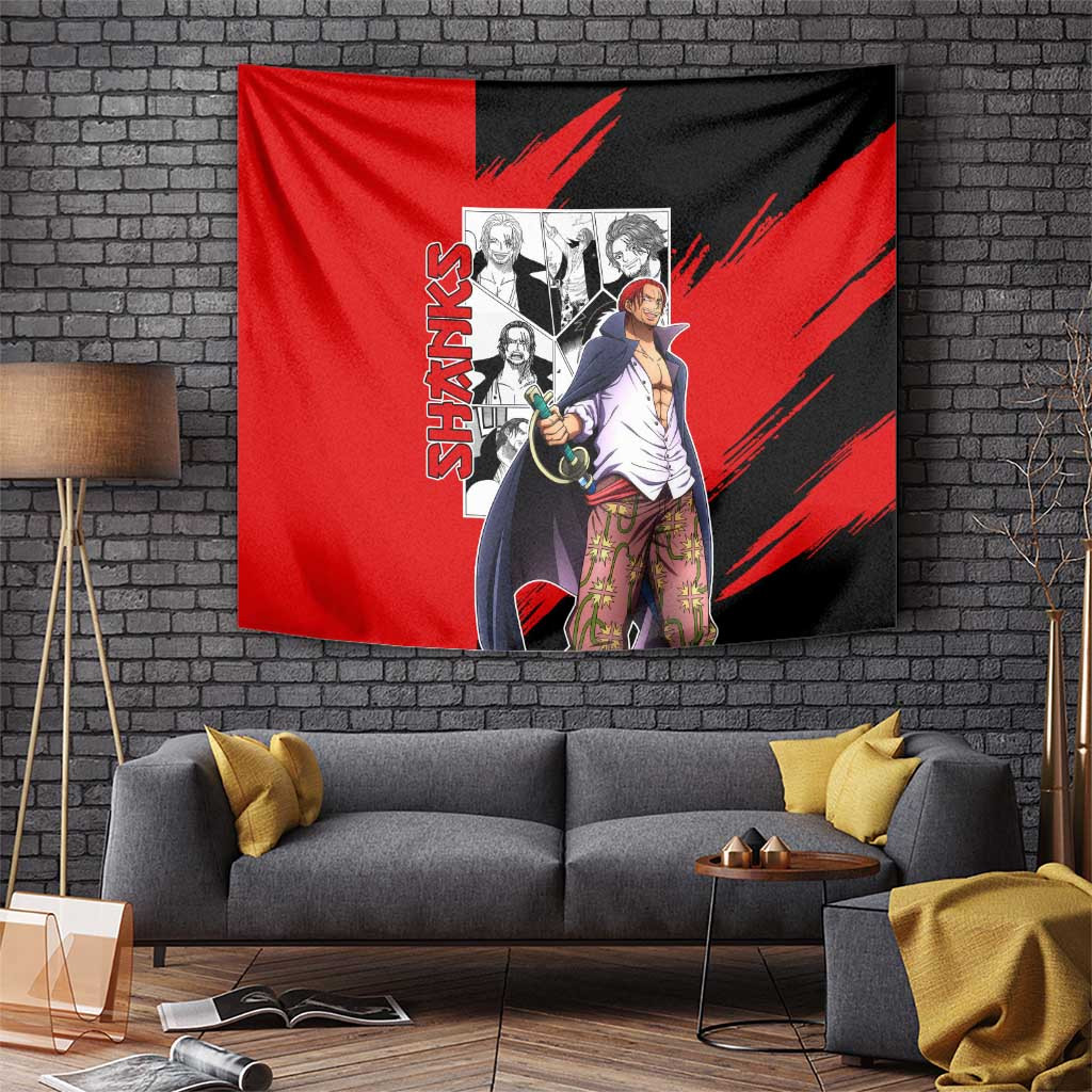 Yonko Shanks - One Piece Tapestry Anime Mix Manga Style