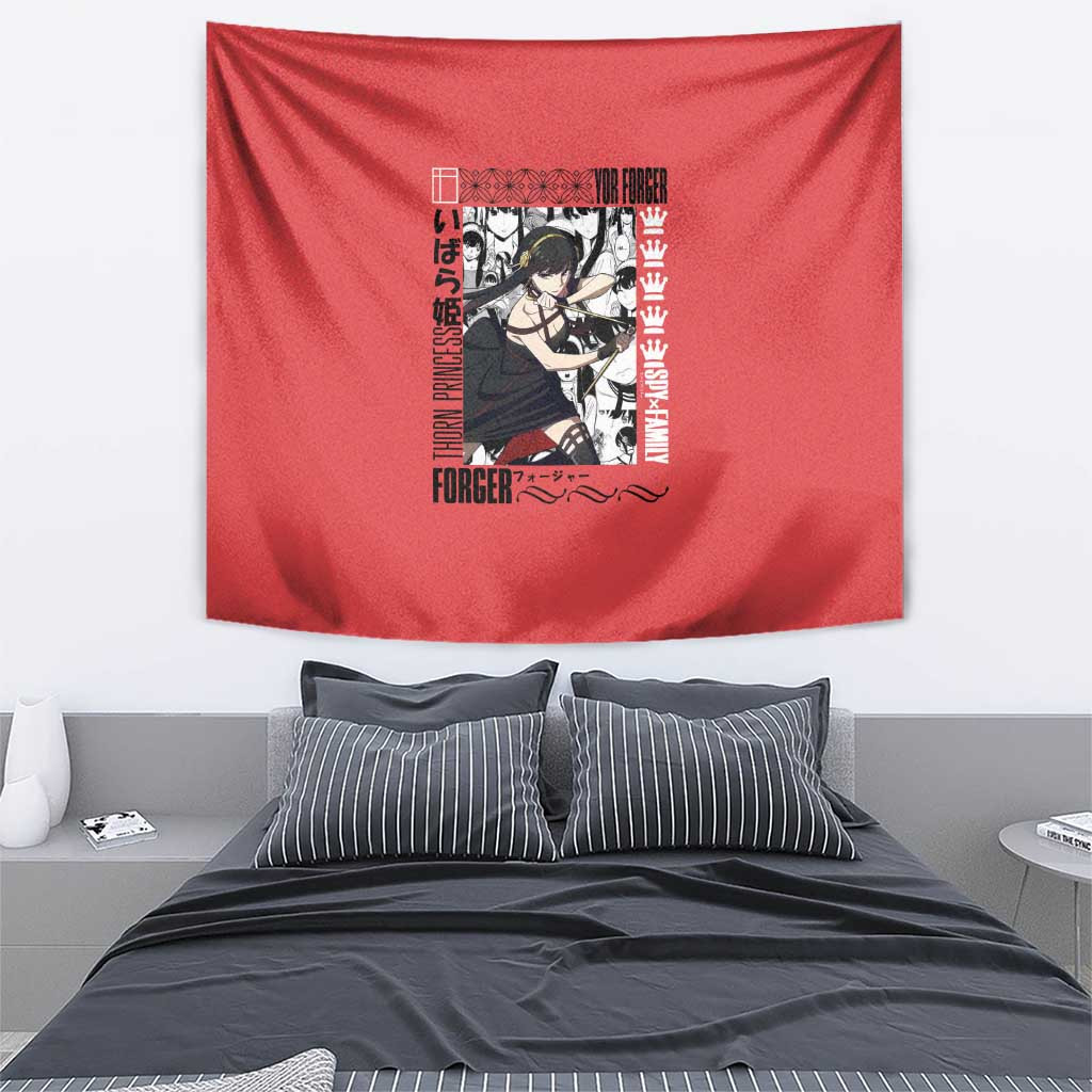 Yor Forger Spy X Family Tapestry Anime Style