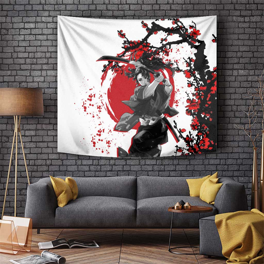 Yoriichi Tsugikuni - Demon Slayer Tapestry Anime Japan Style