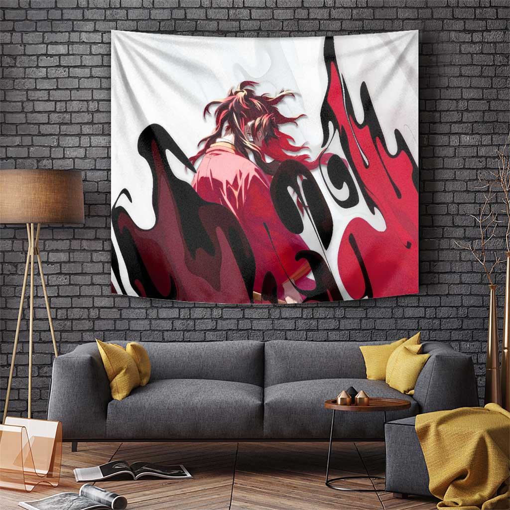 Yoriichi Tsugikuni - Demon Slayer Tapestry Anime Style