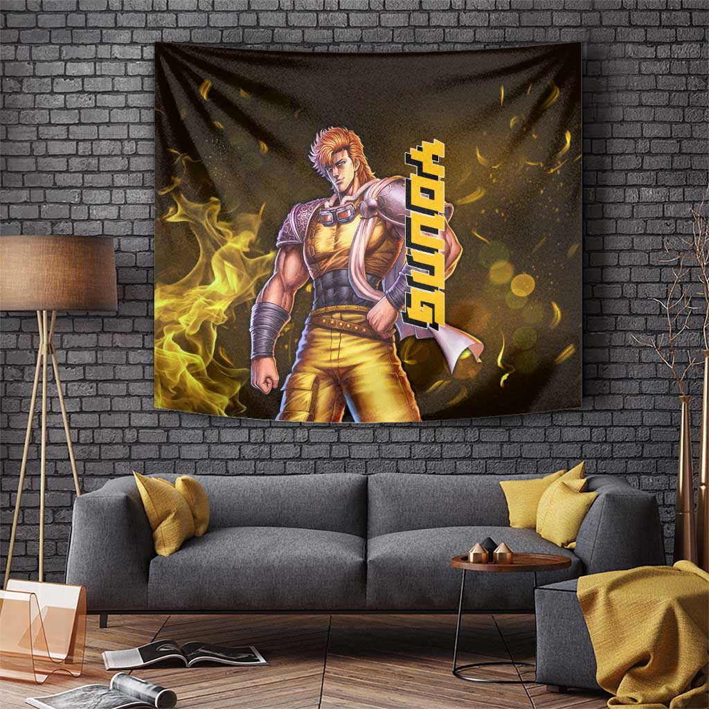 Young - Fist Of The North Star Tapestry Anime Style