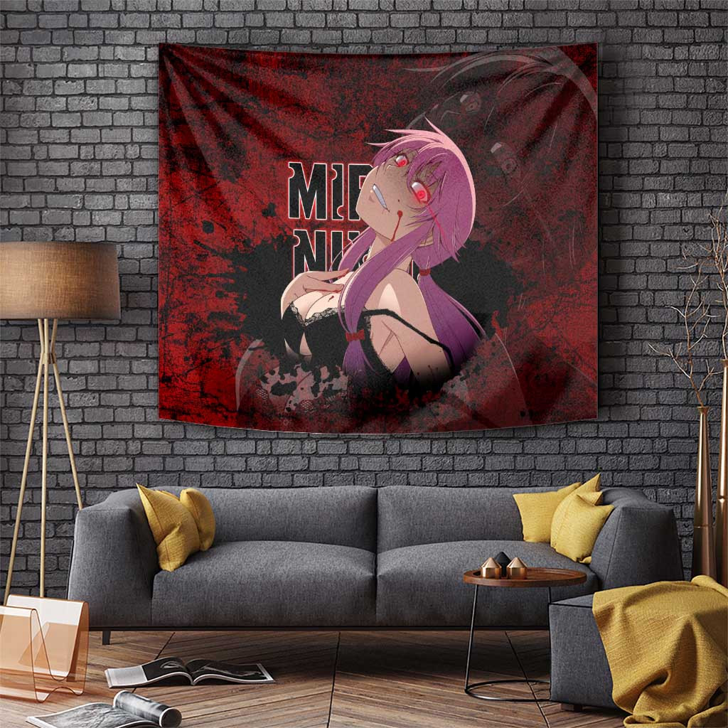 Yuno Gasai - Future Diary Tapestry Anime Style