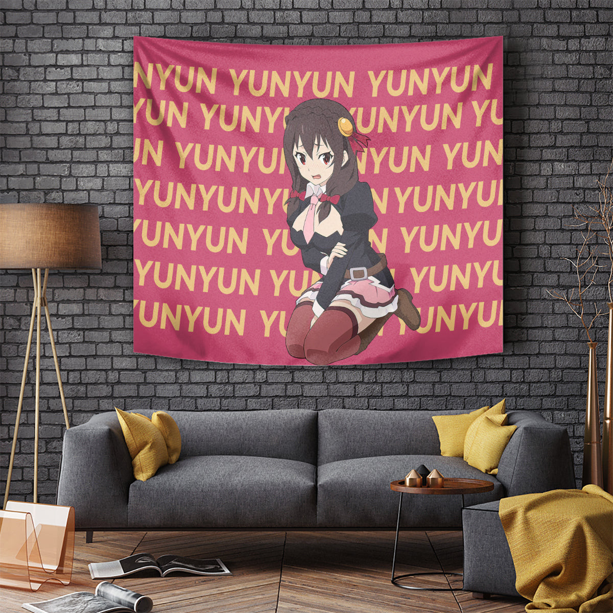 Yunyun Konosuba Tapestry Anime Style