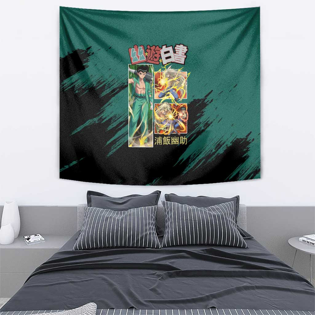 Yusuke Urameshi Yuyu Hakusho Tapestry Anime Style