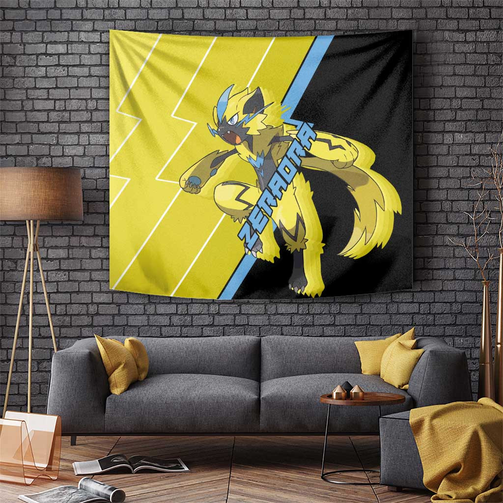 Zeraora - Pokemon Tapestry Anime Style