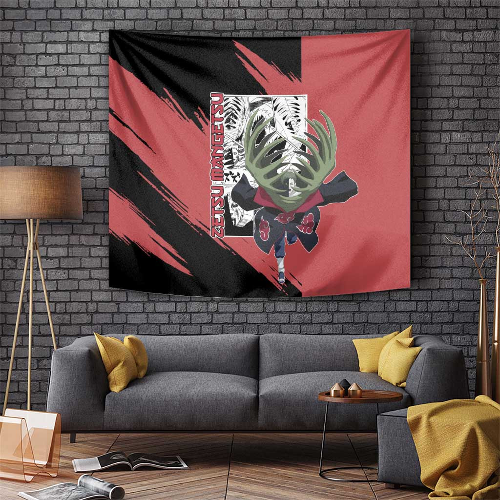 Zetsu Mangetsu - Naruto Tapestry Anime Mix Manga Style
