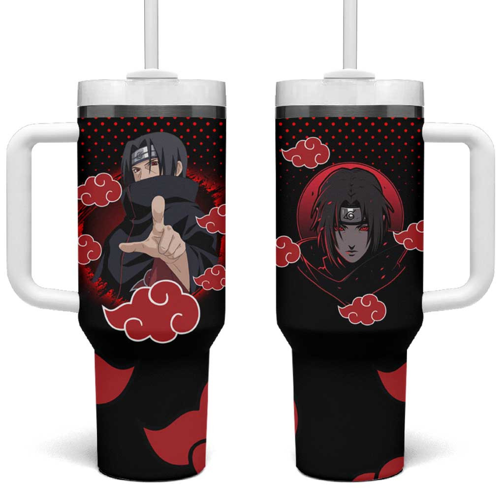 Akatsuki Itachi Natuto Tumbler With Handle Anime Style