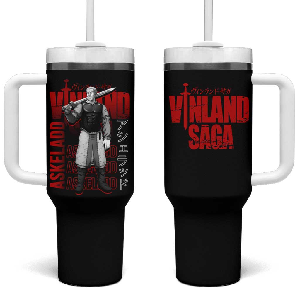 Askeladd Vinland Saga Tumbler With Handle The Crimson Commander