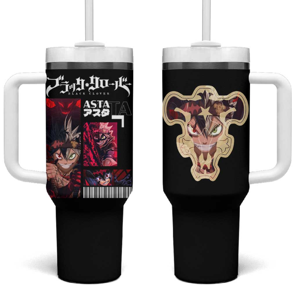 Asta Black Clover Tumbler With Handle Anime Style