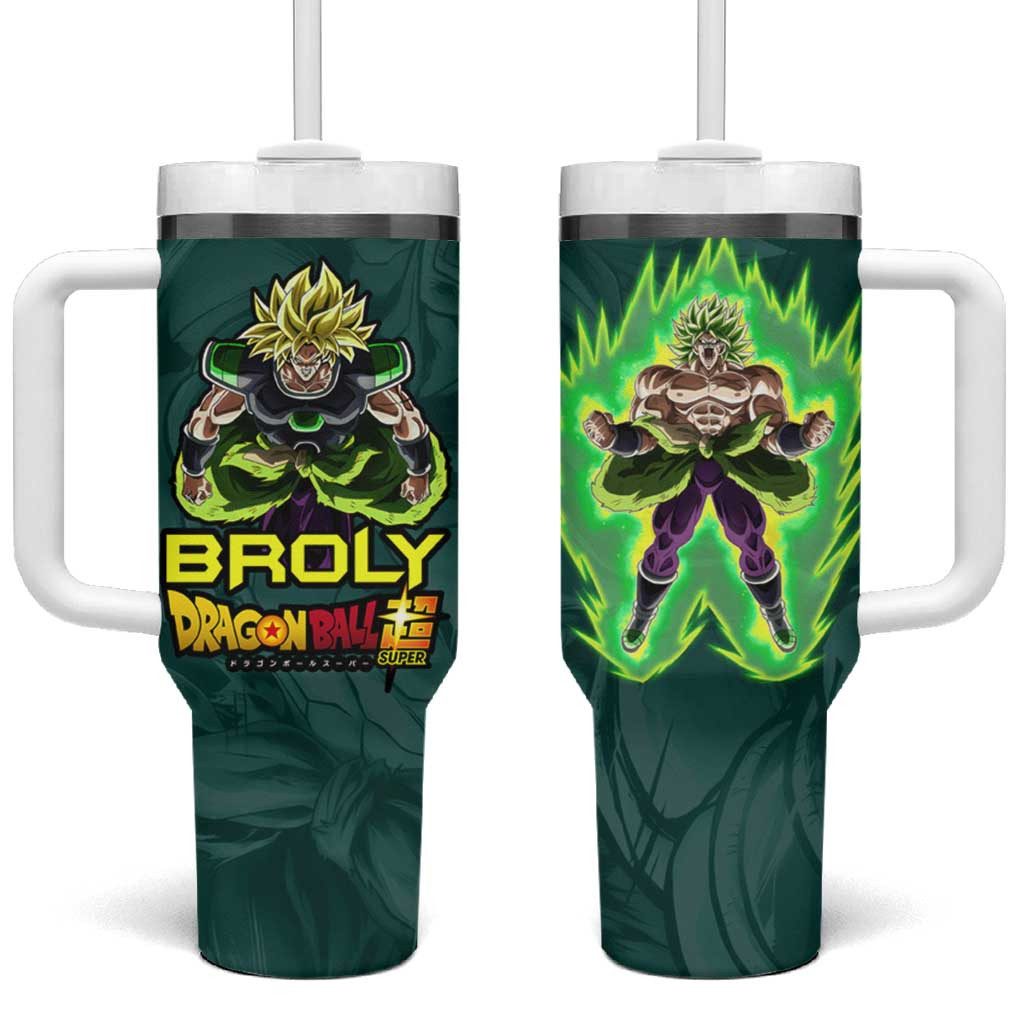 Broly Dragon Ball Tumbler With Handle Anime Style