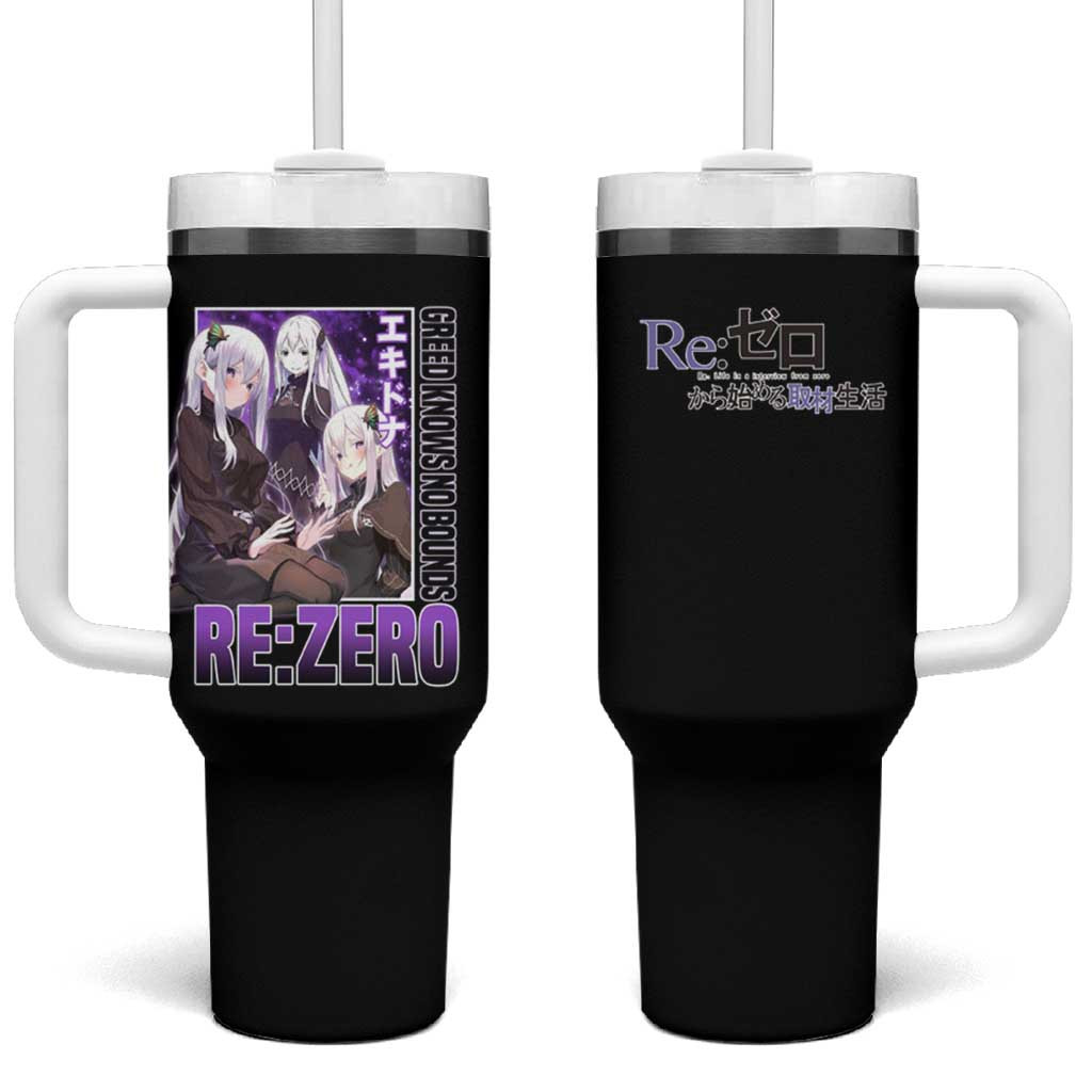 Echidna Re Zero Tumbler With Handle Pullover Rezero Witch Of Greed Elegant Dark Design